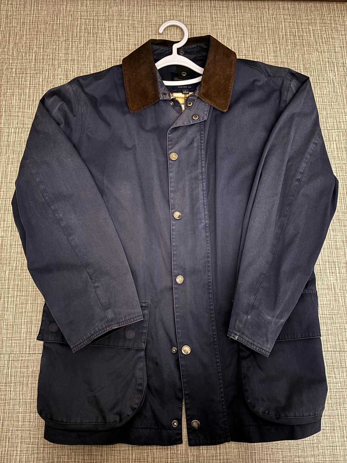 vintage brooks brothers 왁스 자켓 상품이미지1