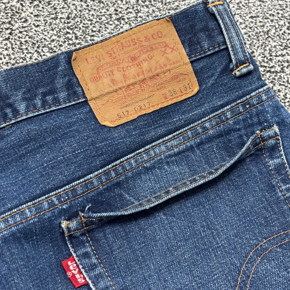 70s 빈티지 리바이스 517 66 전기 허리45.5cm 상품이미지6