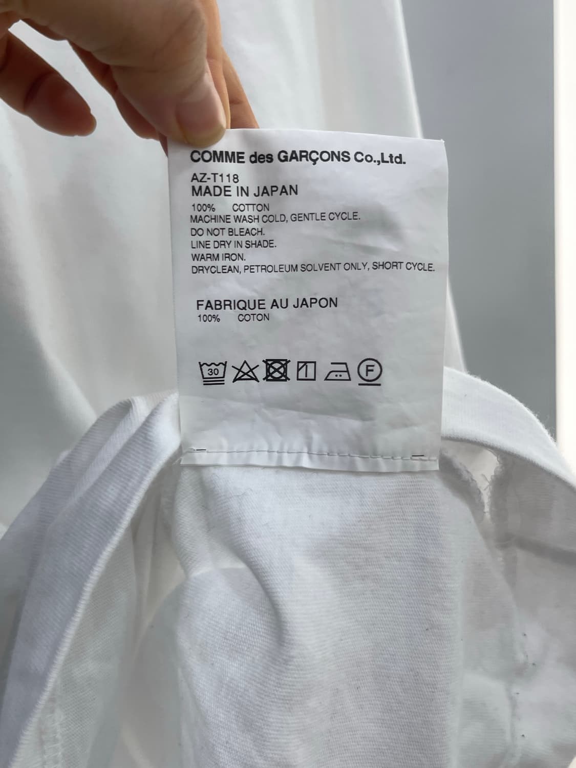 꼼데가르송 와펜 긴팔 상품이미지8