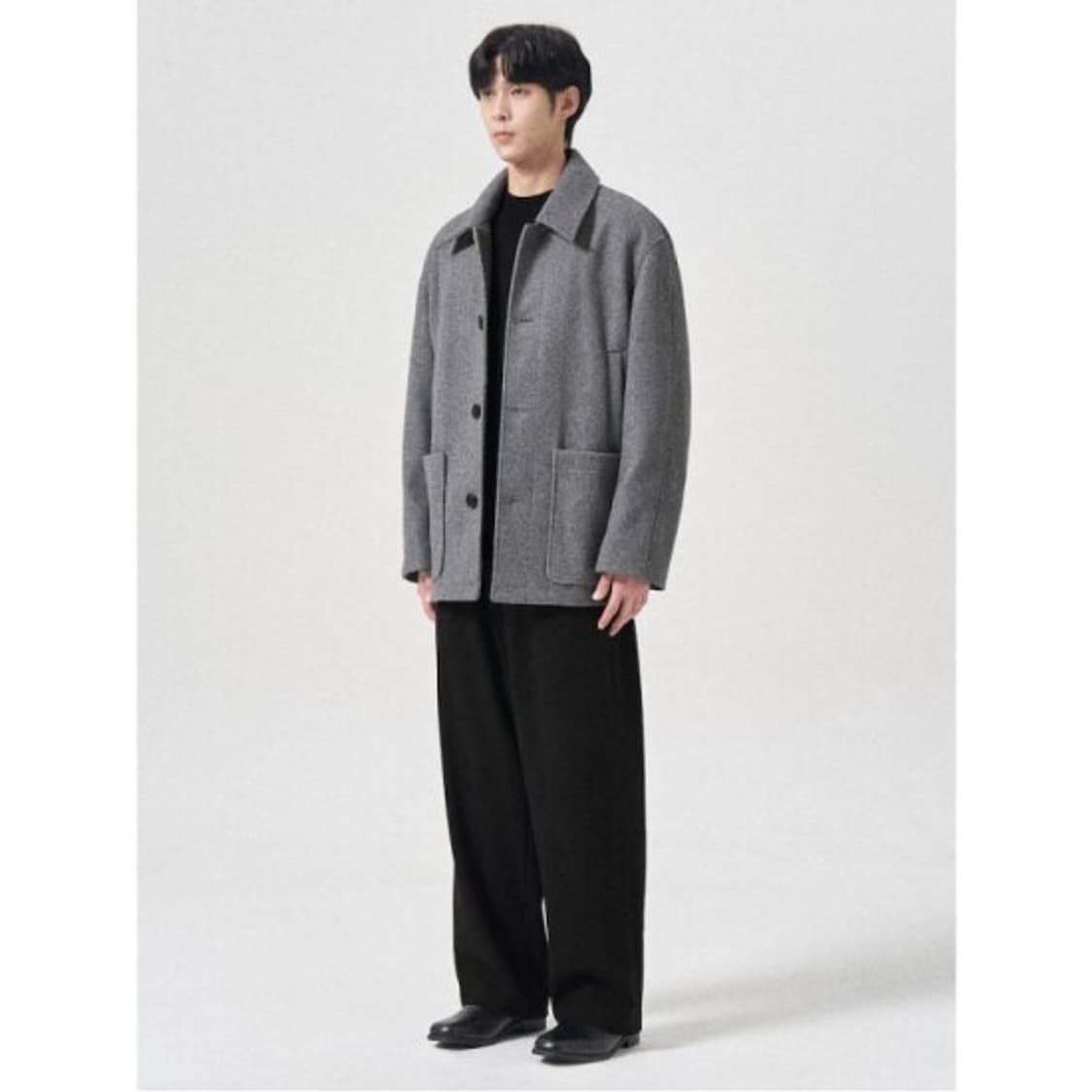 에잇세컨즈 하프코트 그레이(L) 상품이미지1