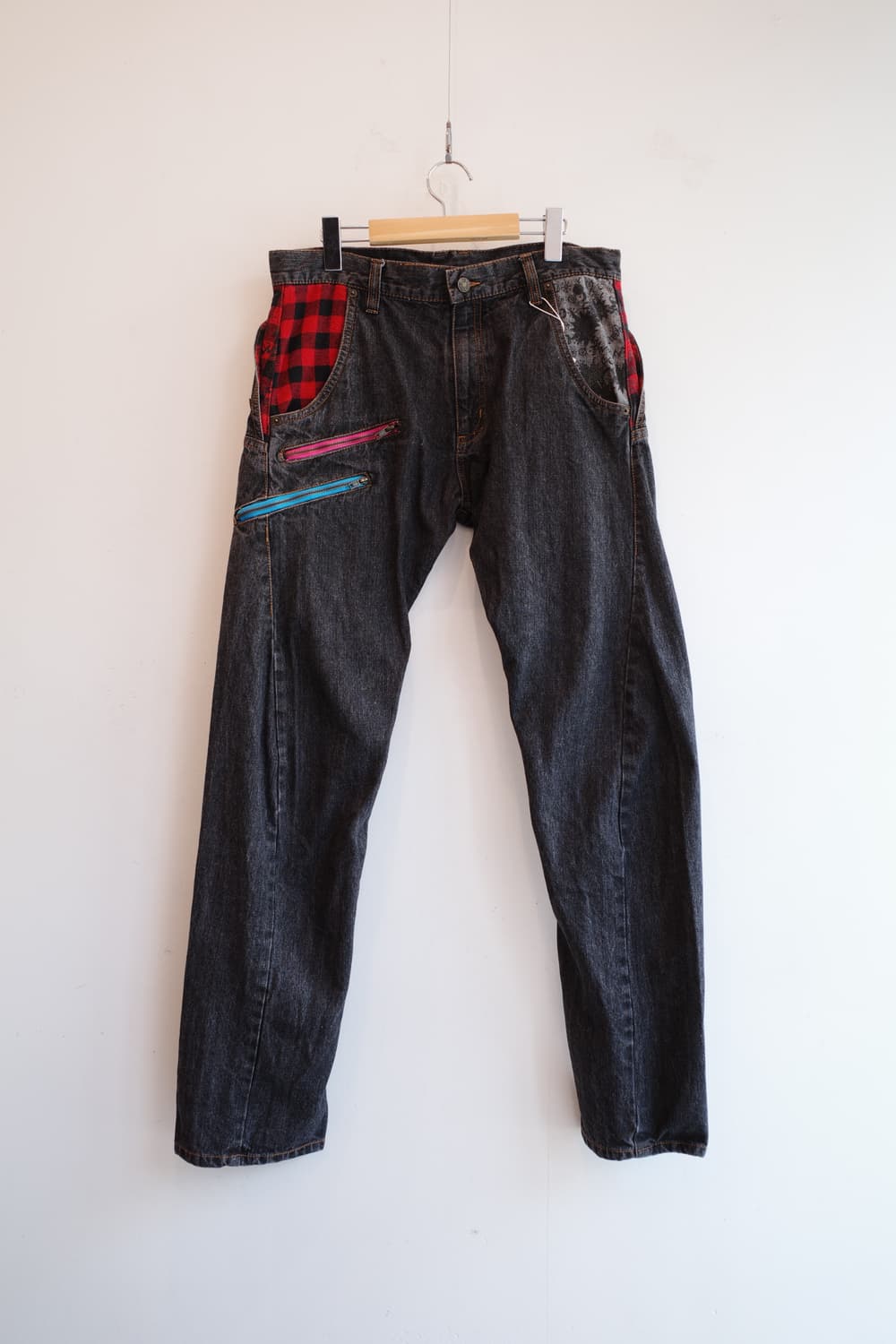 Japan brand 흑청 데님팬츠 (33인치) 상품이미지1