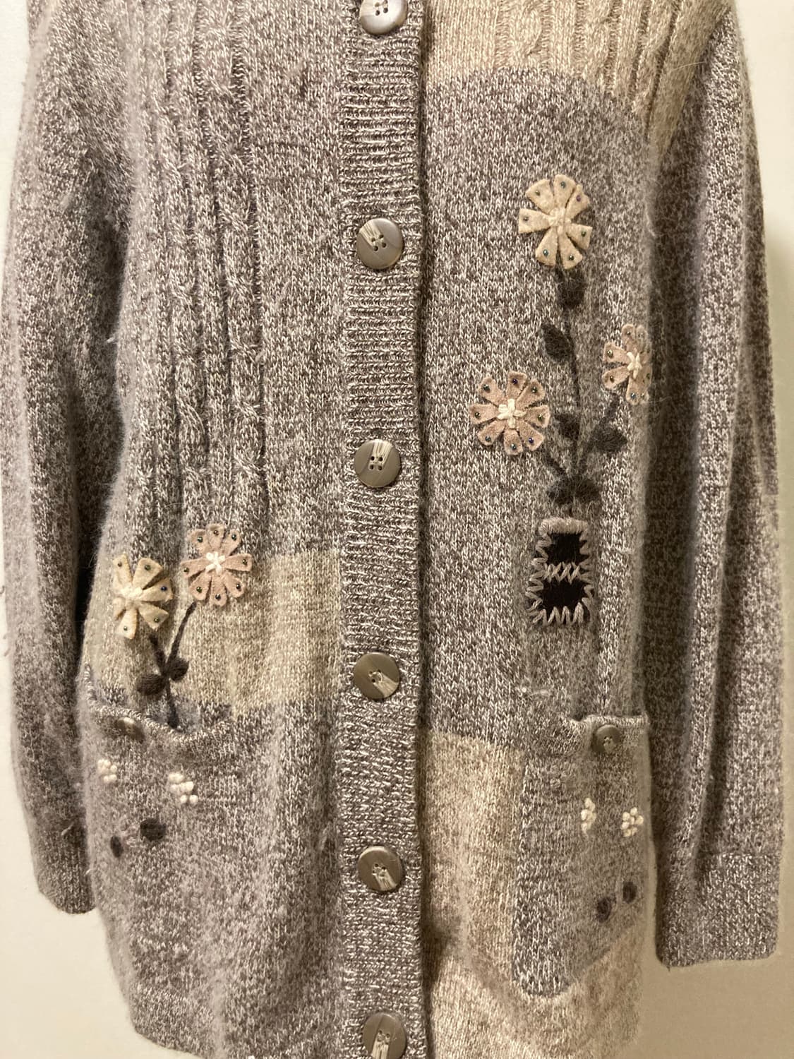 모리 자수 가디건 상품이미지6