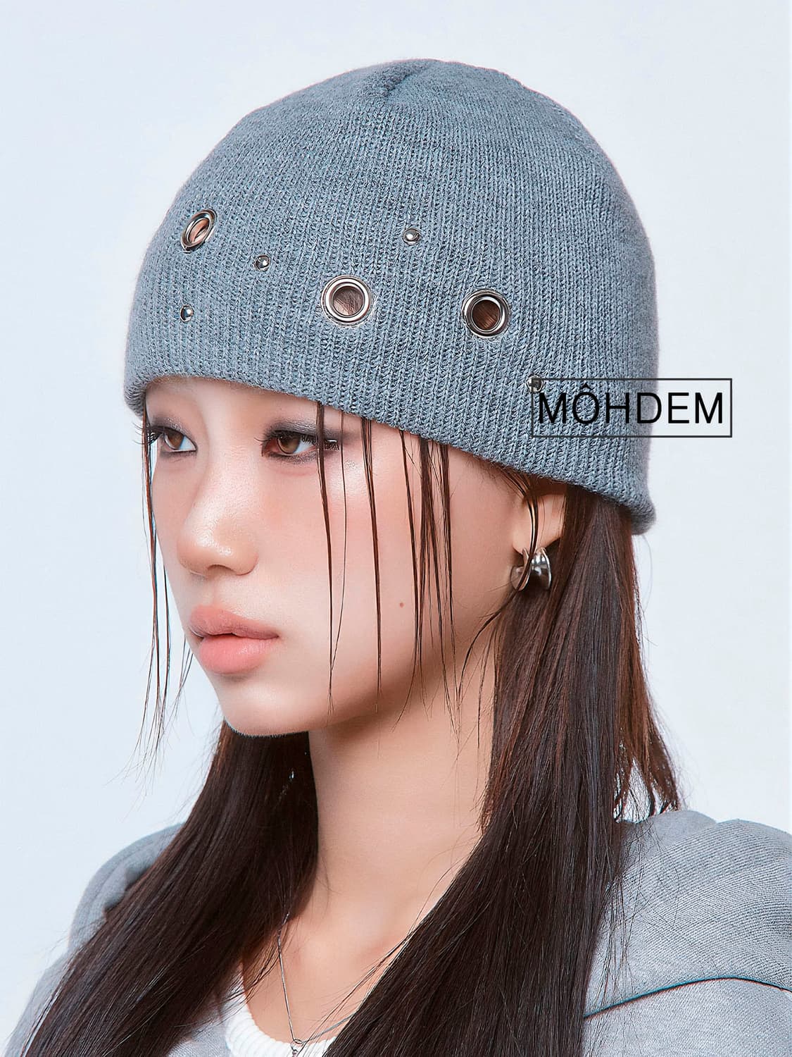 [Unisex] Y2k 아일렛 비니 모자 상품이미지5