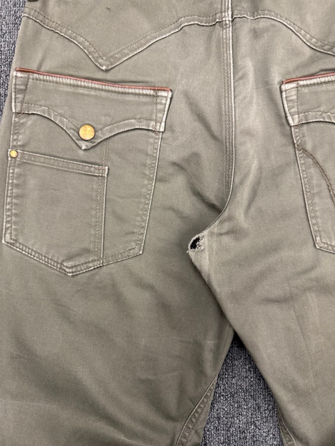 M)에드윈 빈티지 KX0003 올리브 더블포켓 코튼팬츠 상품이미지8