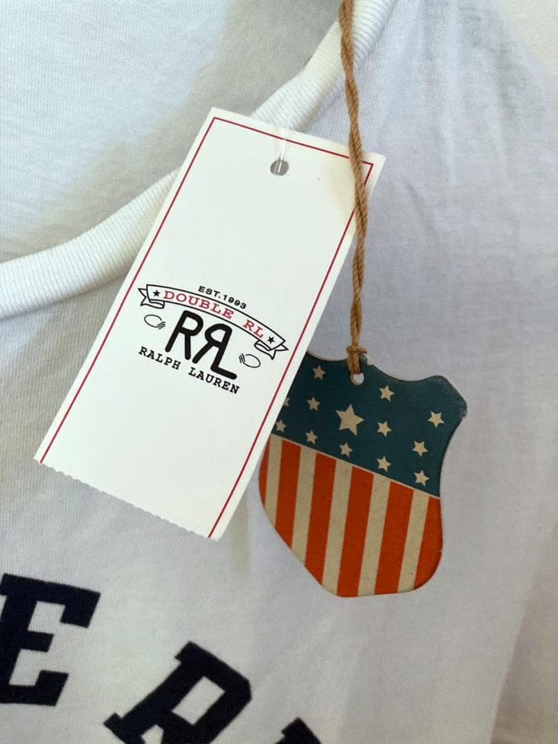 RRL 브루클린 윙 로고 그래픽 티셔츠 상품이미지5