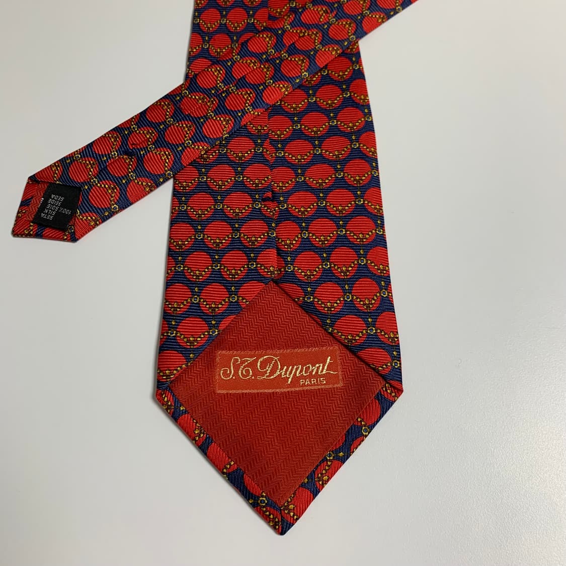 듀퐁 명품 클래식넥타이 기하학적패턴 A+등급 상품이미지4