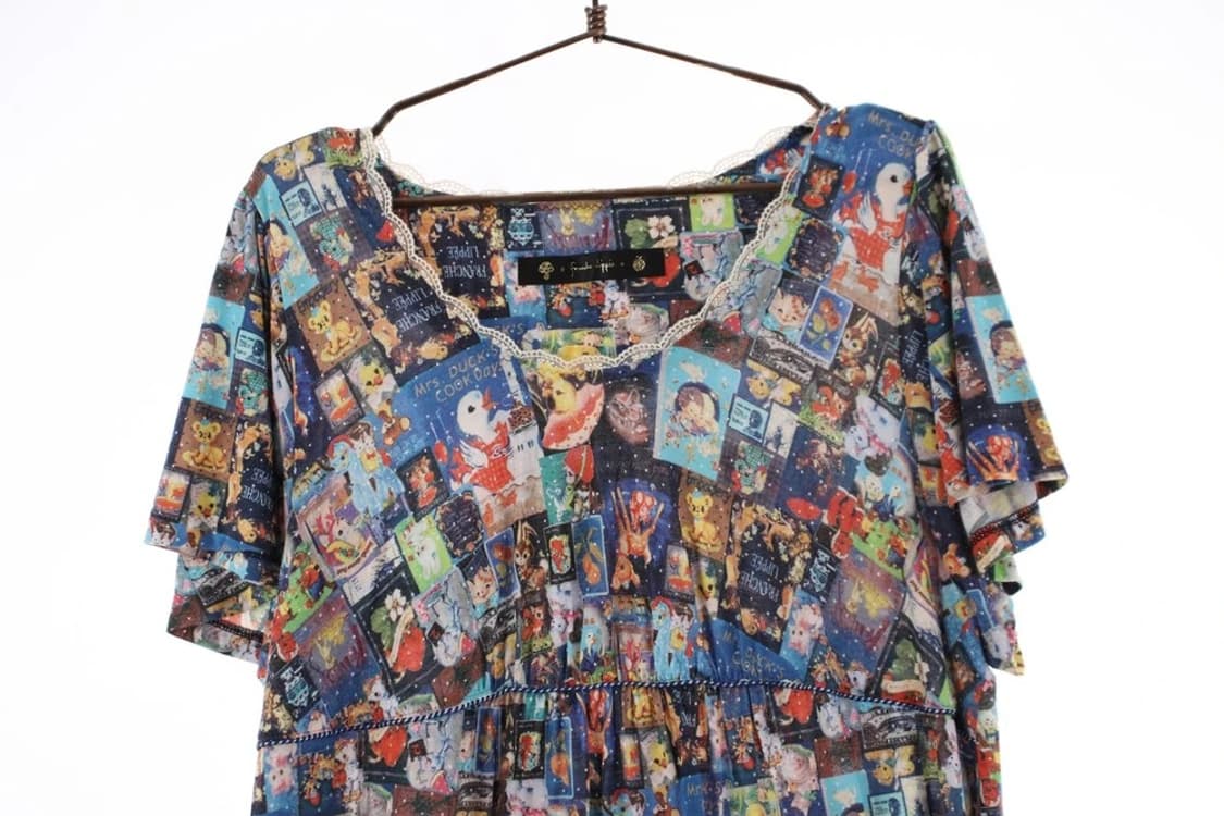 일본 빈티지 레이스 원피스 상품이미지1