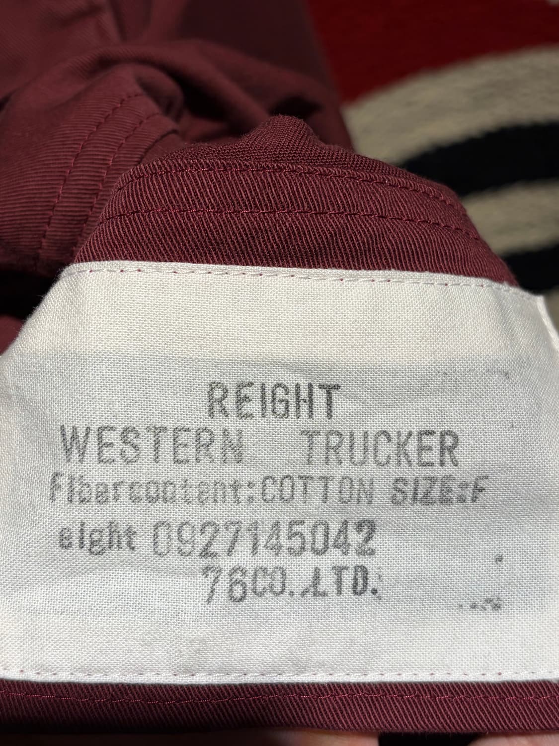 Wrangler crop western trucker / 웨스턴 트러커 상품이미지9