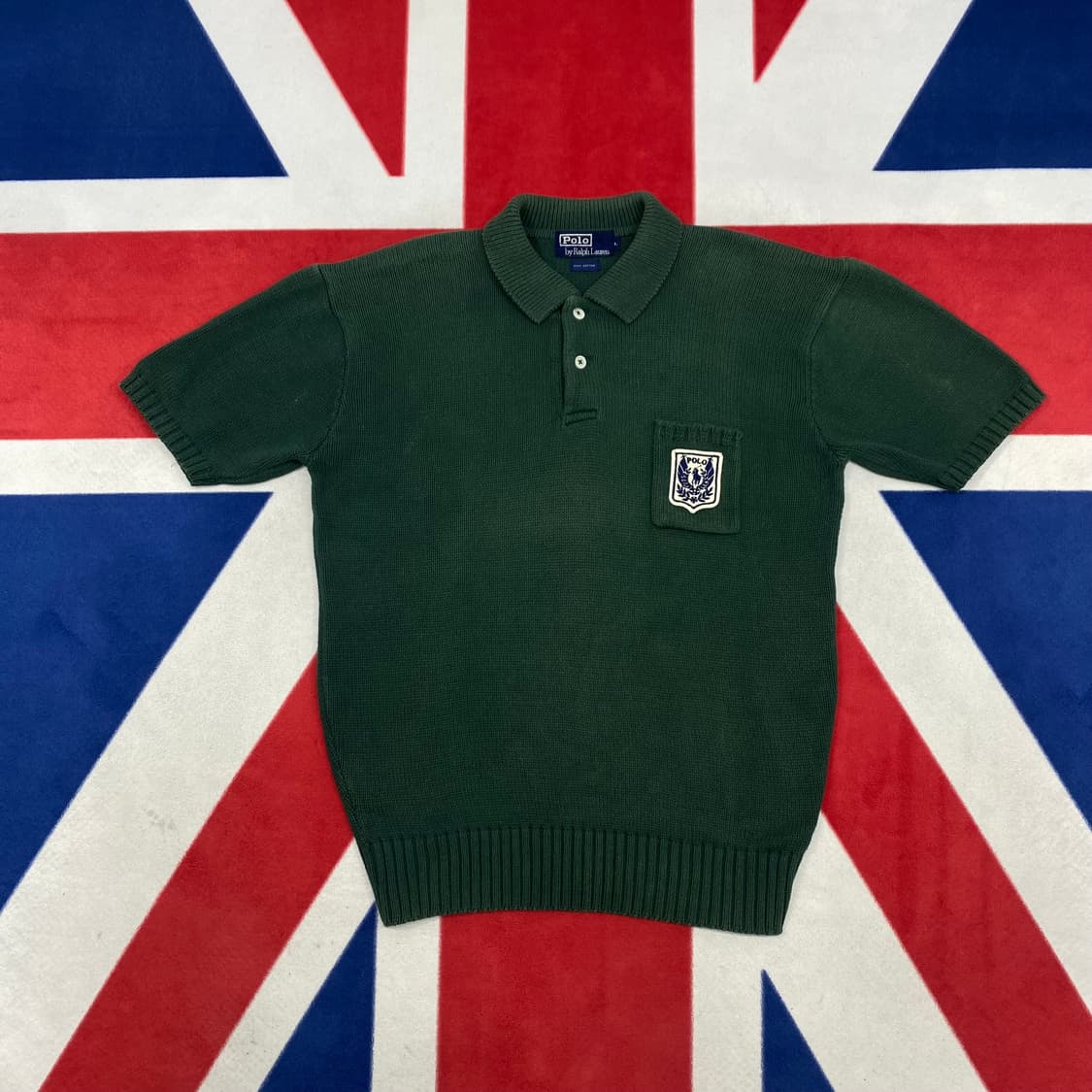 폴로 반팔 카라니트 L  상품이미지1