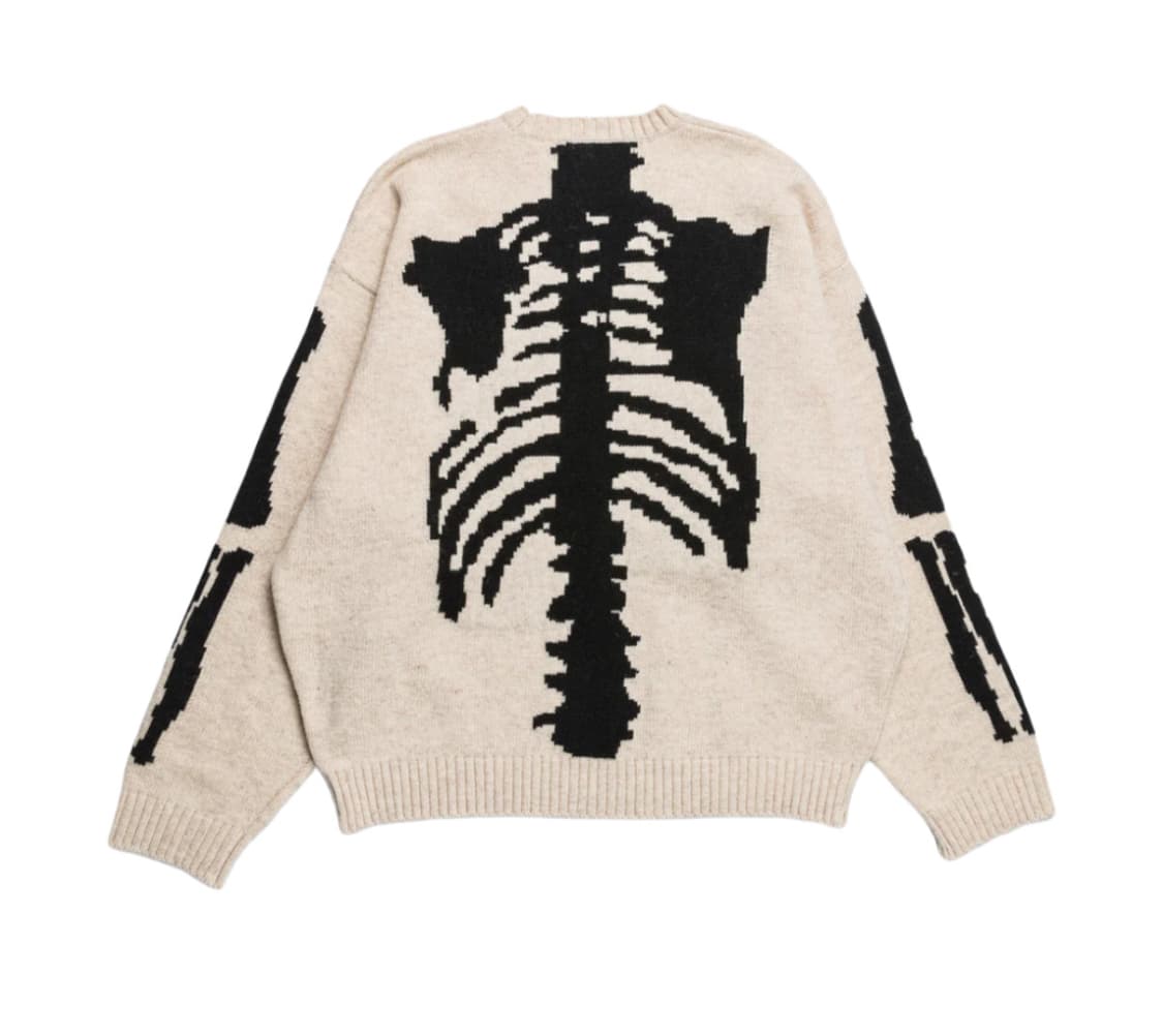 Kapital 캐피탈 본 크루넥 스웨터 1사이즈 상품이미지1