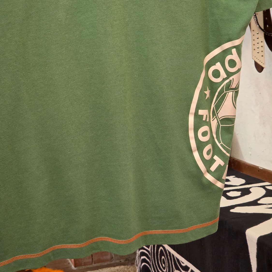 아디다스 그린 사이드라인 풋볼 반팔 상품이미지6