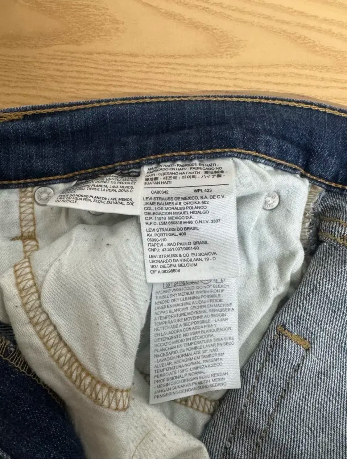 Levi’s 504 레귤러 스트레이트 데님  상품이미지4