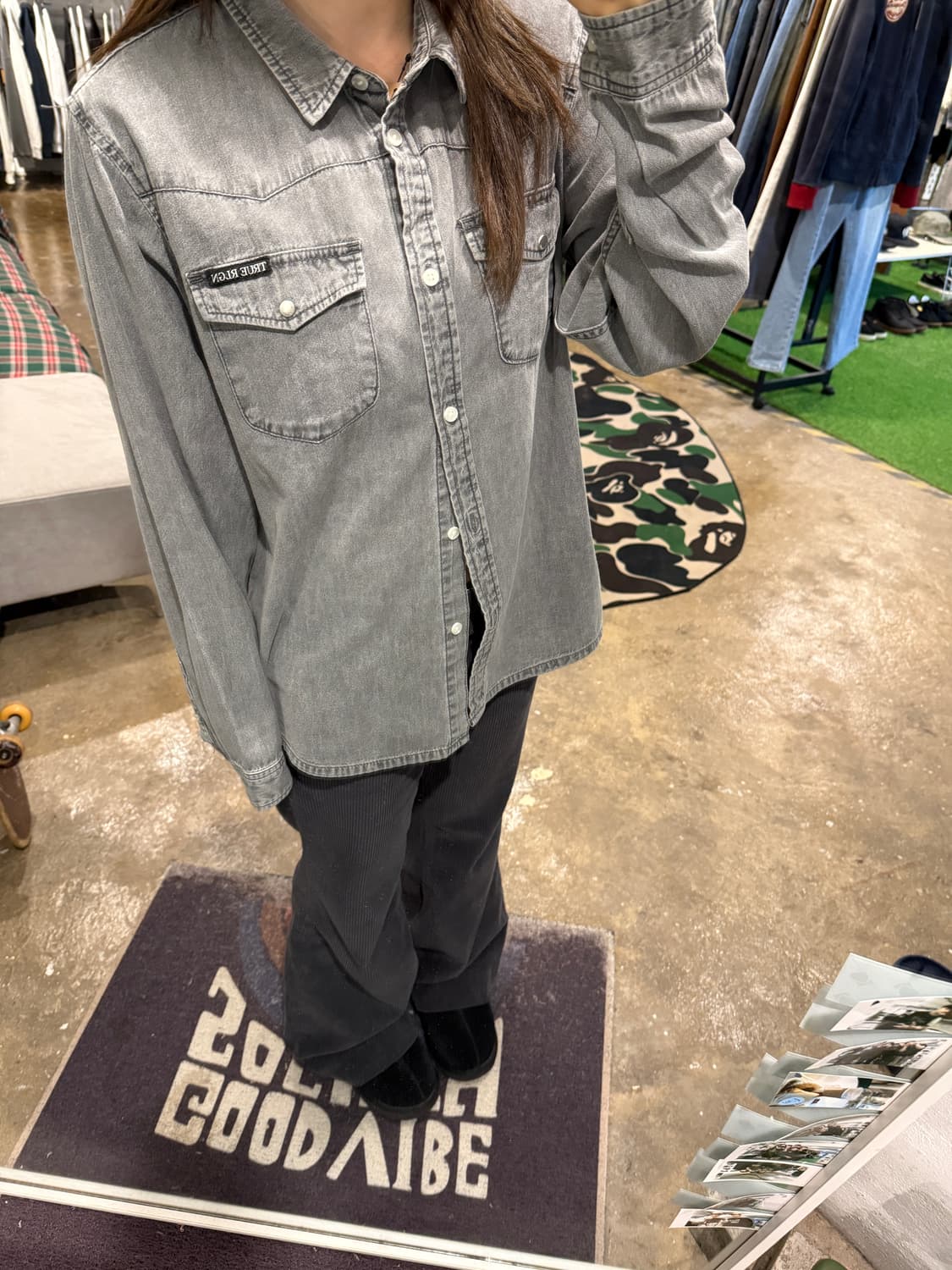 트루릴리전 25FW 데님 셔츠 상품이미지6