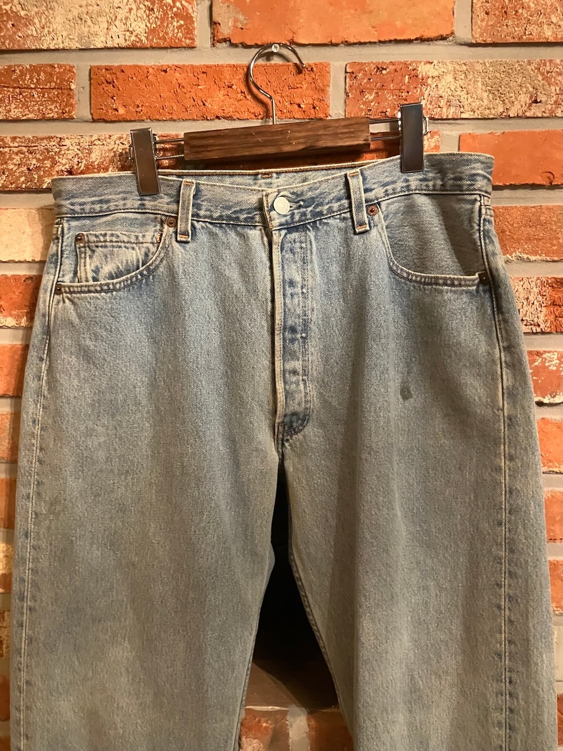 USA 빈티지 리바이스 501 데님 팬츠 상품이미지3