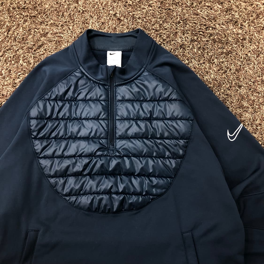 나이키 써마핏 퀄팅 반집업 윈터워리어 드릴 탑 긴팔 티셔츠 상품이미지2