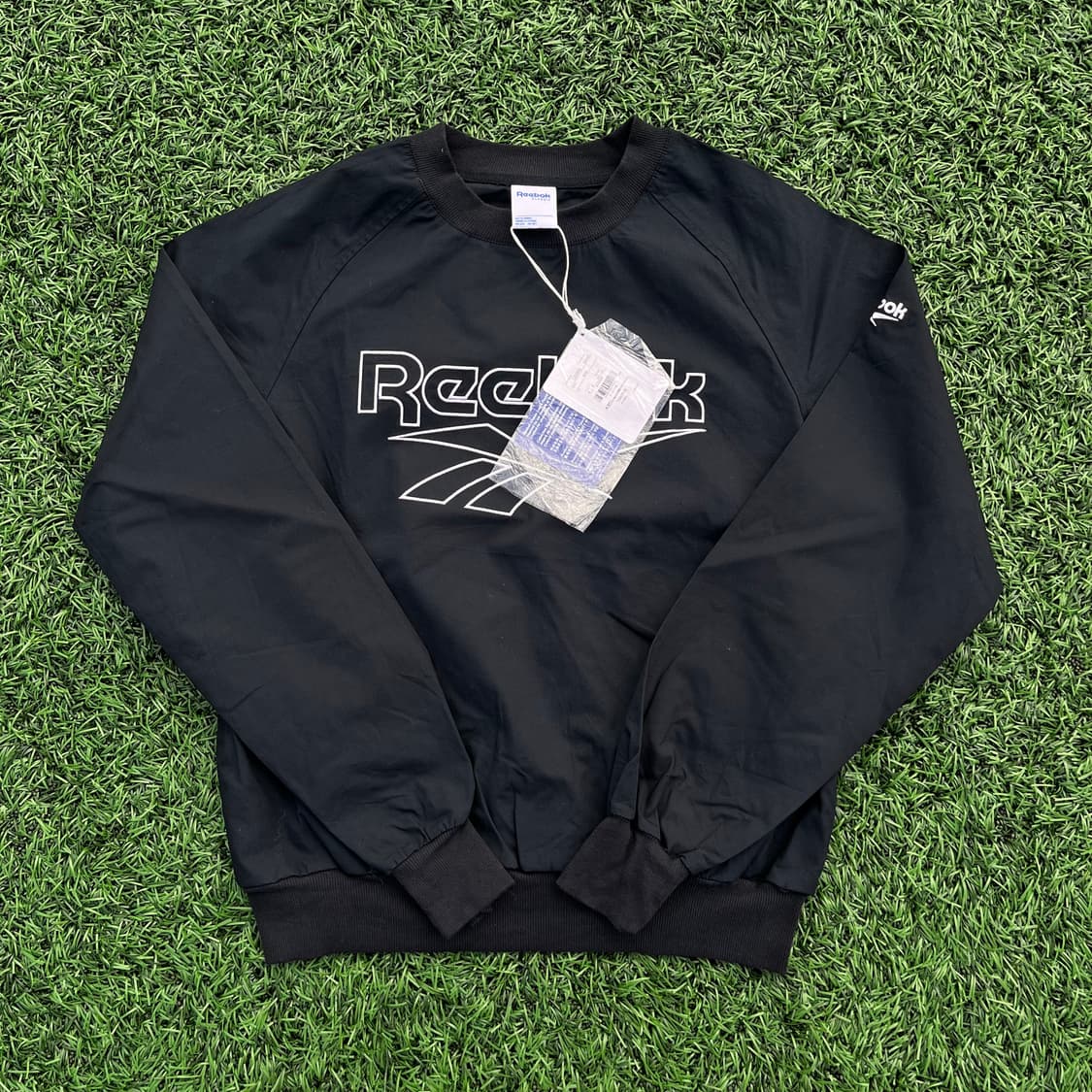 Reebok(일본판) 우븐 맨투맨 (실측확인) 상품이미지1