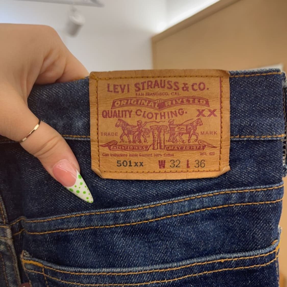 리바이스 501xx 올드스쿨 빈티지 데님팬츠 32인치 C09258 상품이미지5