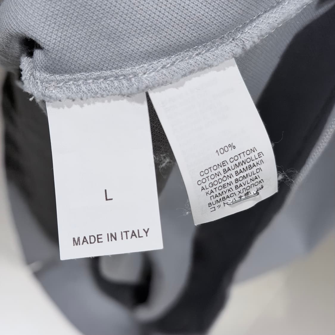 (A+/L) / 브루넬로쿠치넬리 슬림핏 폴로 카라 코튼 반팔 티셔츠 상품이미지7