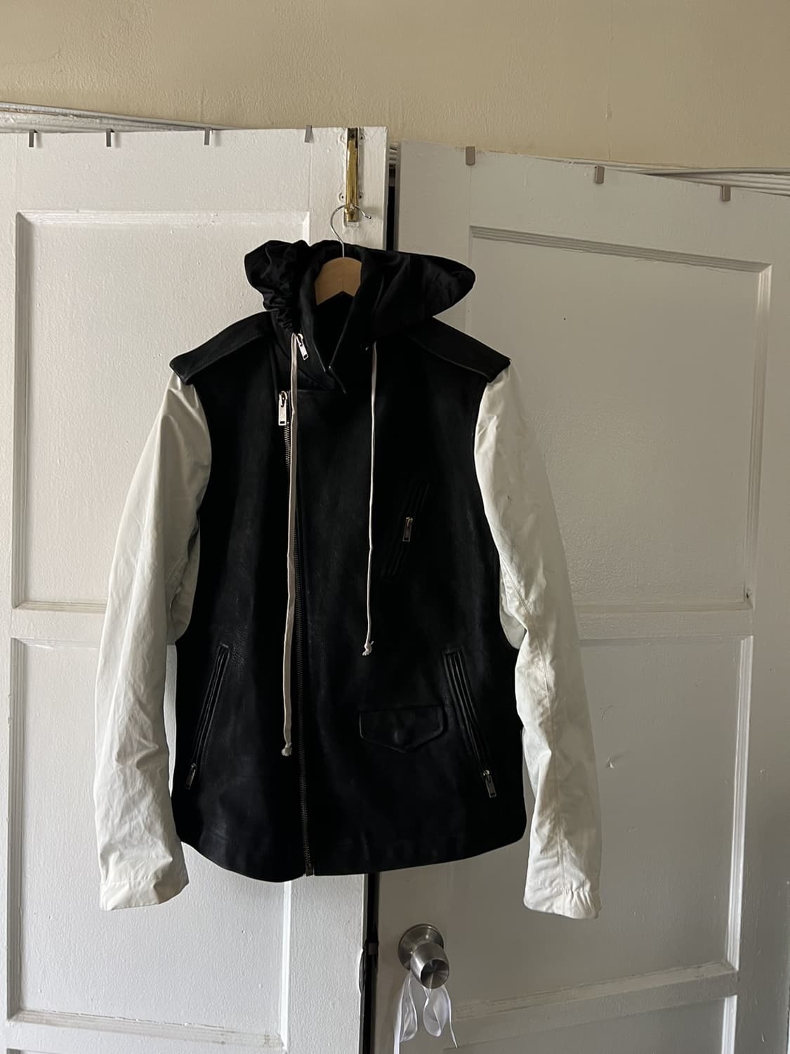 릭오웬스 13FW "PLINTH" 스투지 바이커 가죽 자켓 상품이미지7