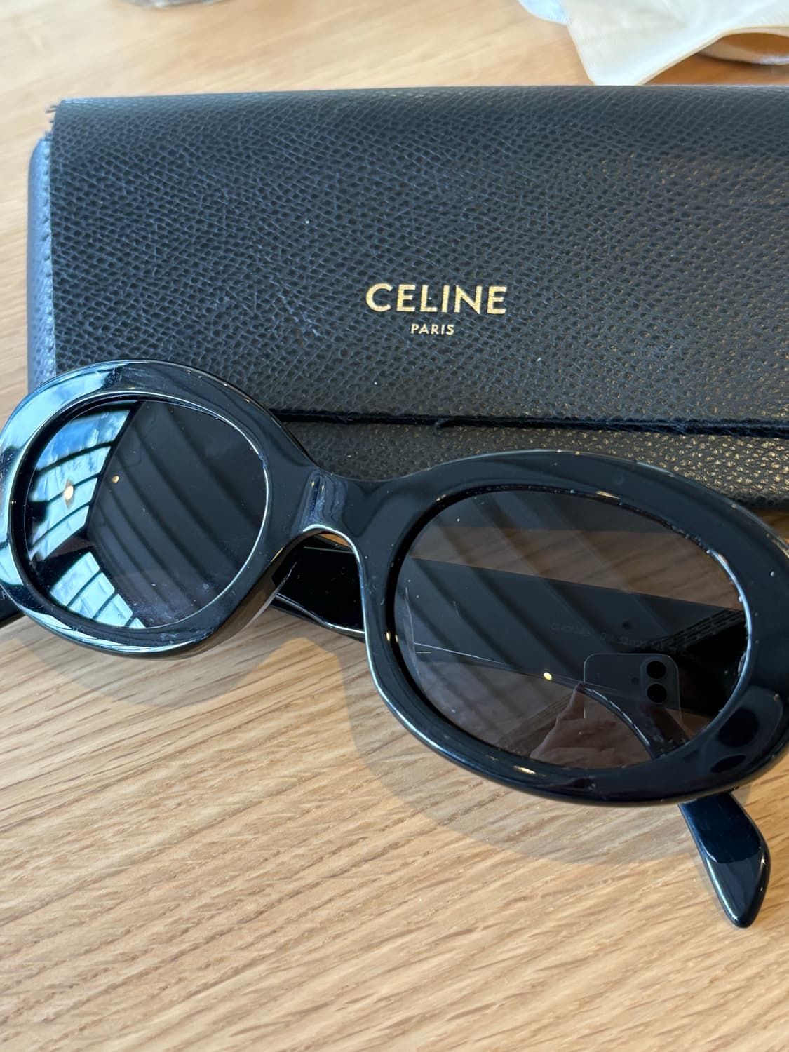 셀린 트리옹프 아세테이트 선글라스01 블랙 상품이미지2