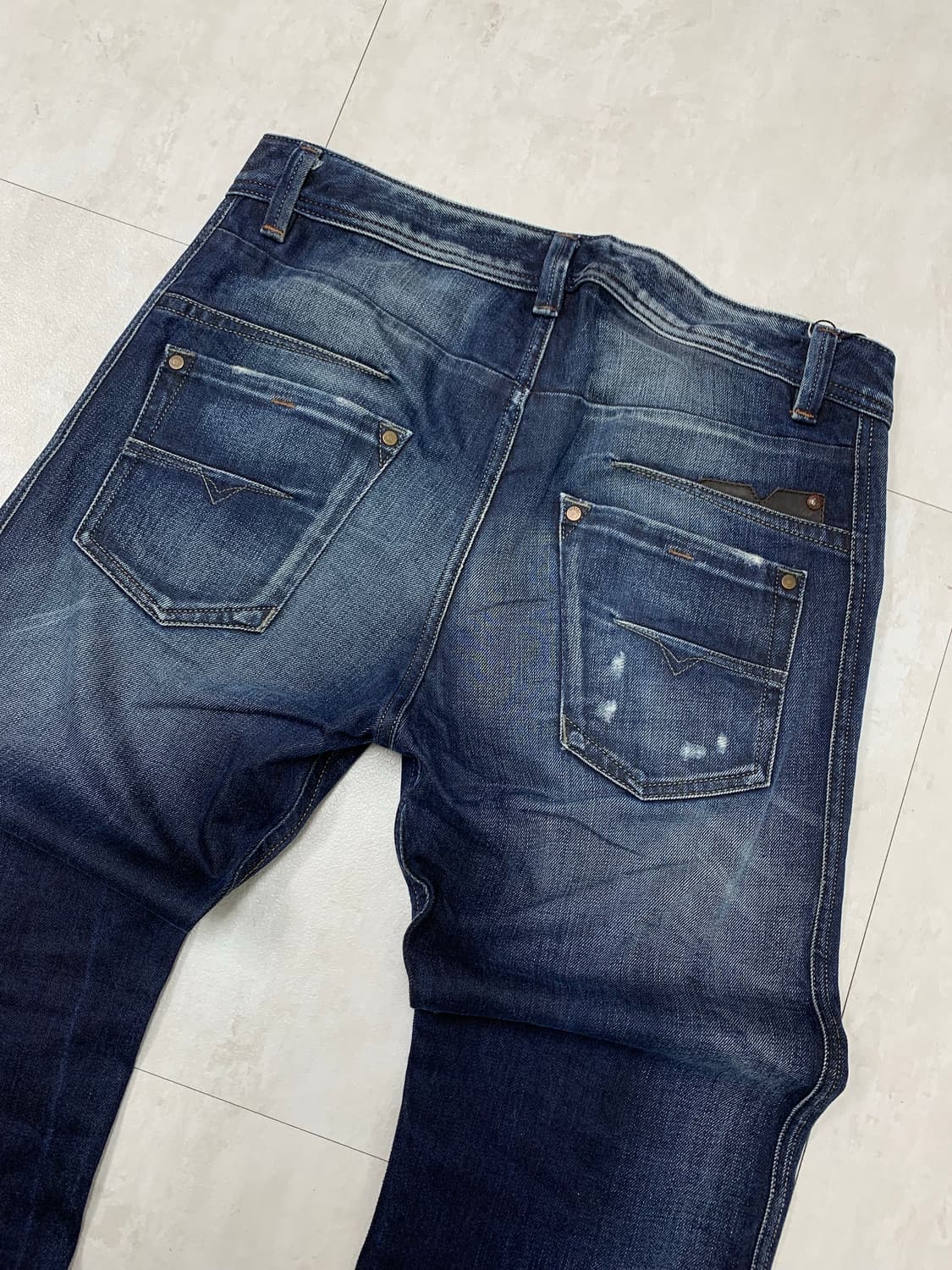 디젤 진청 스트레이트 데님 팬츠#101 상품이미지9