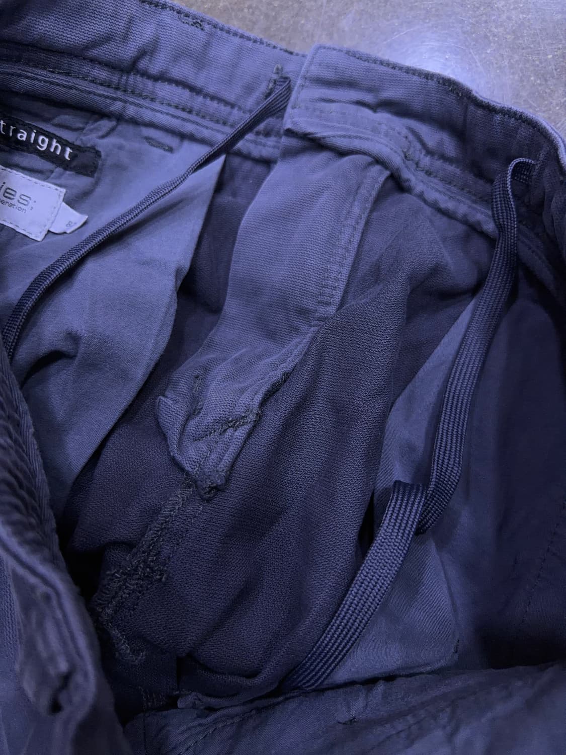 시리즈 스트레이트 스트레치 블렌딩 워싱 그레이 팬츠 82(32) 상품이미지8