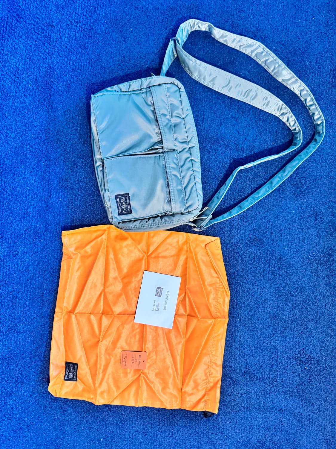 포터 탱커 크로스백 + 더스트백 + 쇼핑백 탱커 숄더백 스몰 세이지 상품이미지10