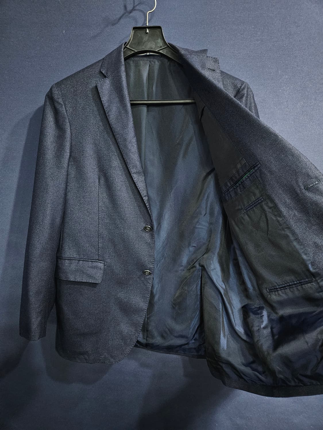 브로이어 네이비컬러 남성 50 정장자켓  상품이미지9