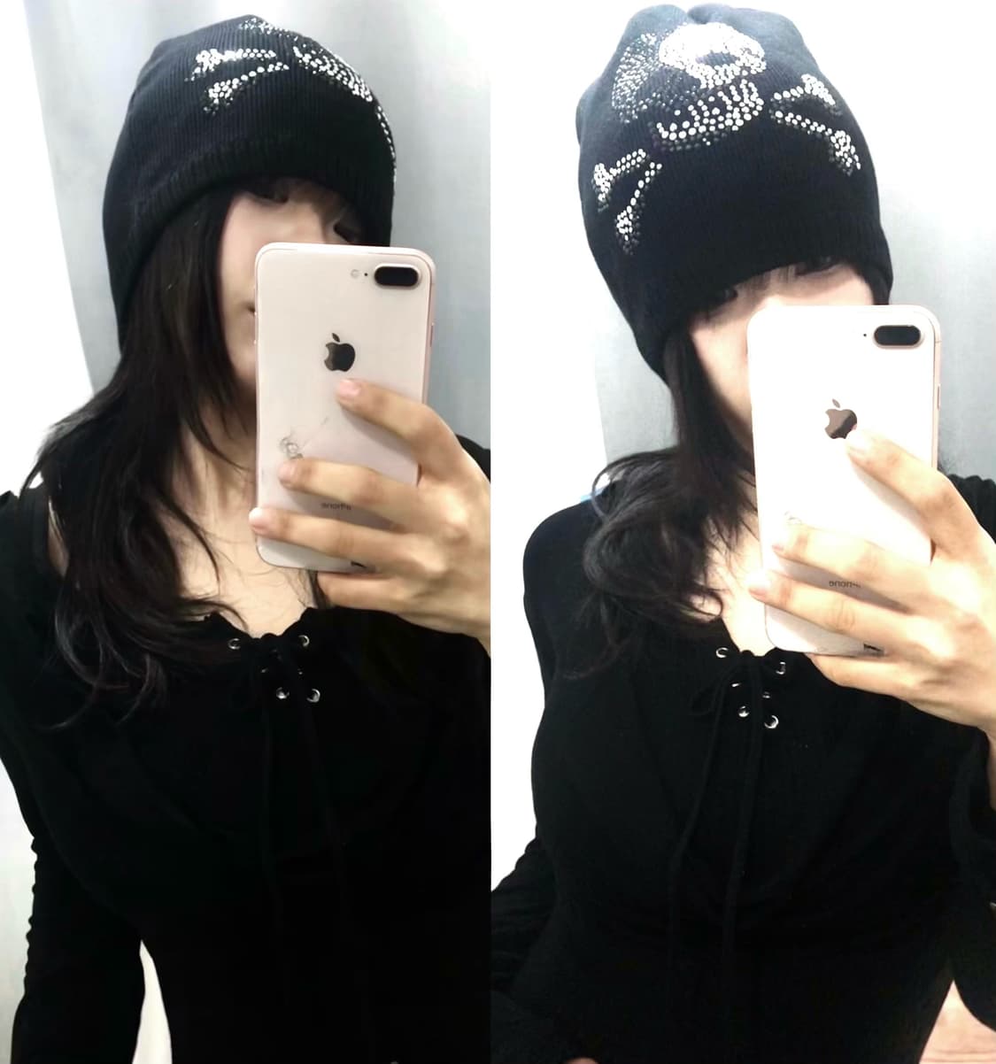 skull cubic beanie 상품이미지1