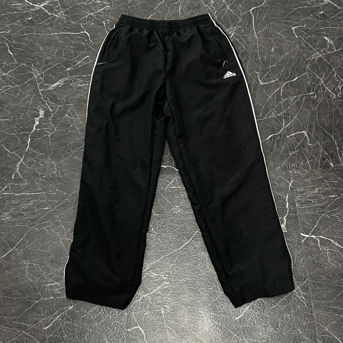 S 아디다스 파이핑 와이드 트랙팬츠 상품이미지4