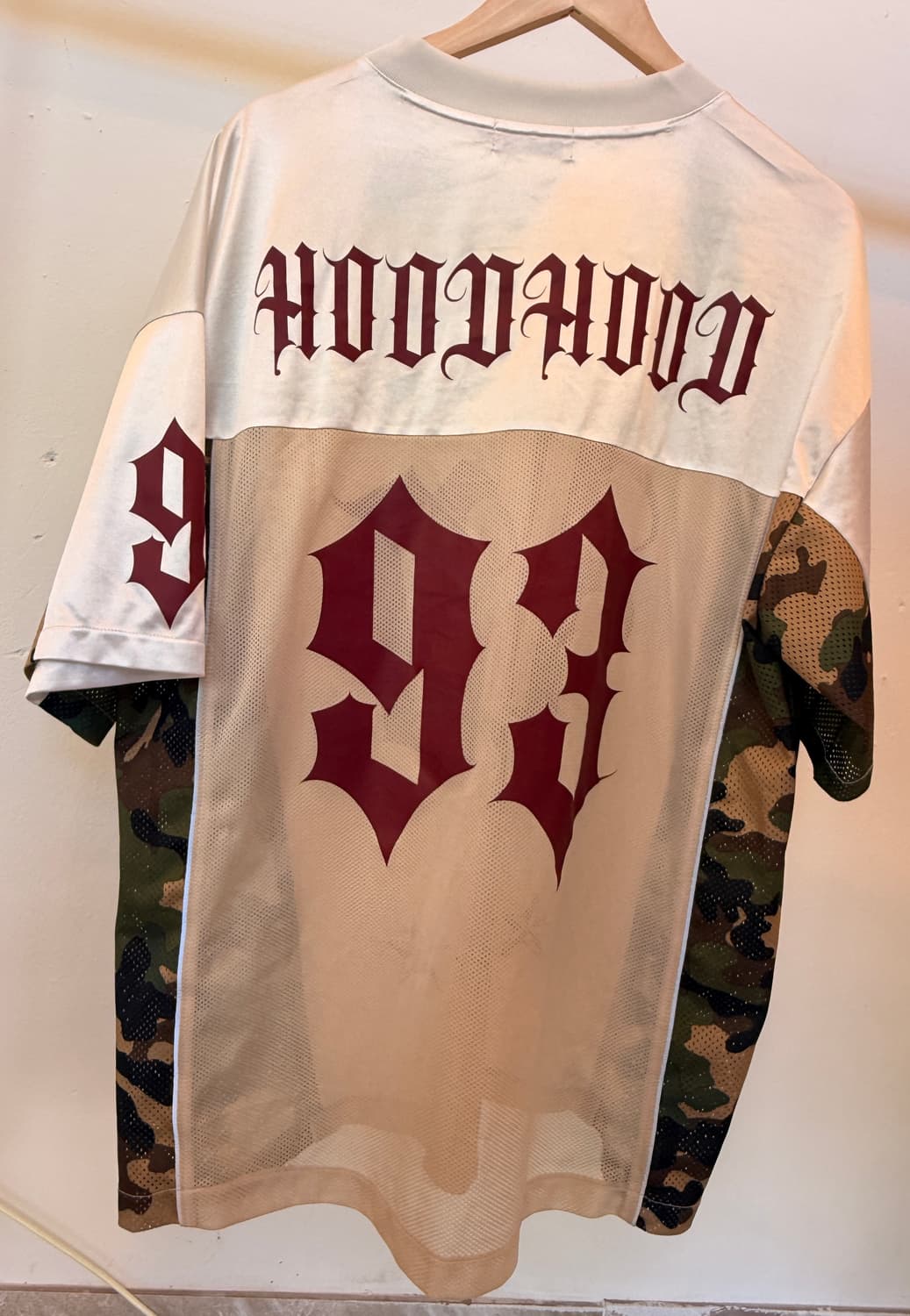  후드후드(HOODHOOD) HD 카모 메쉬 저지 반팔 티셔츠 상품이미지2