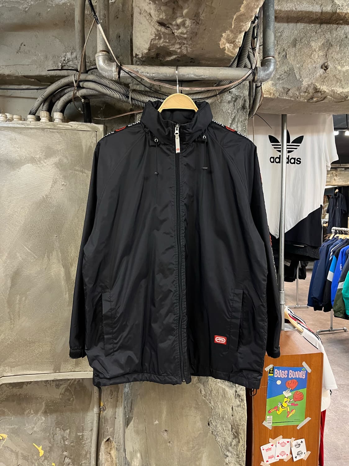 에코언리미티드 바람막이 블랙 M #2834 상품이미지2