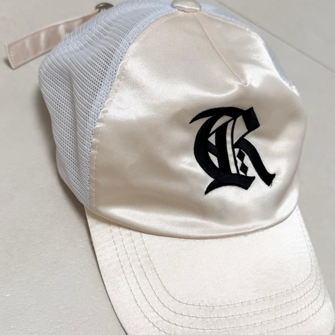 SYMBOL MESH CAP [IVORY]  커렌트 / 캡 모자 상품이미지4