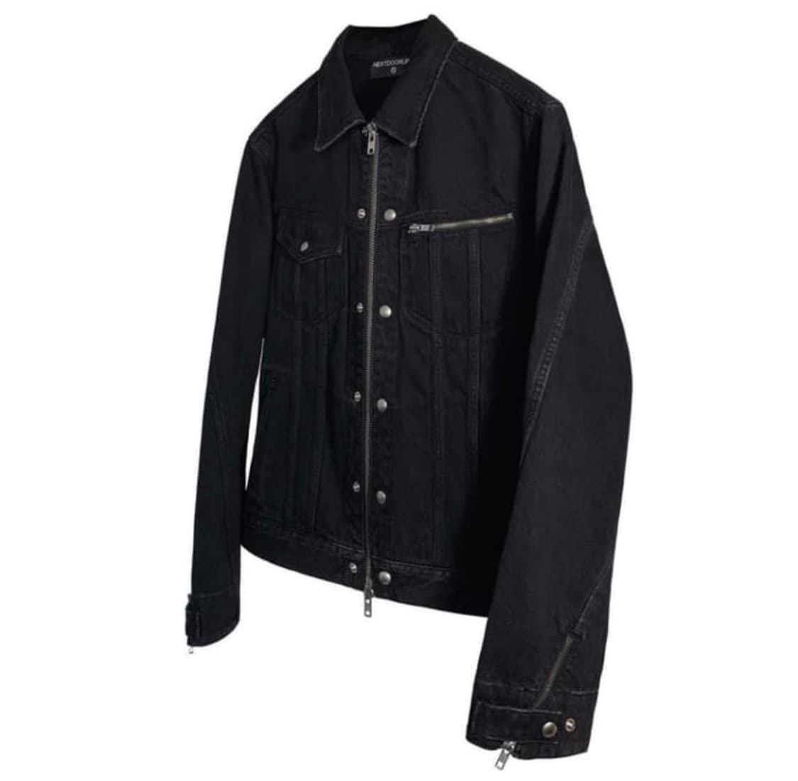 넥스트도어립스 흑청 트러커자켓 2사이즈 상품이미지2