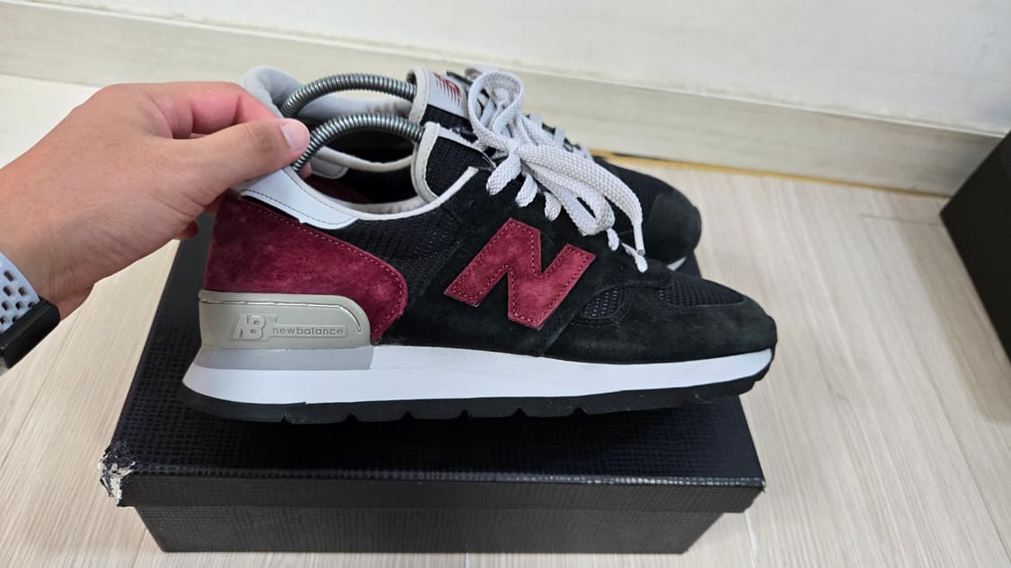260 뉴발란스 990 v1 USA 블랙레드  상품이미지7