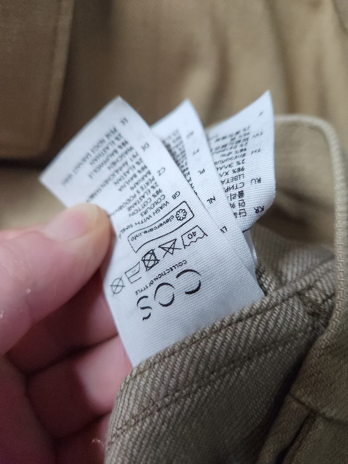 코스 COS 릴렉스드핏 투포켓 트윌 워크 자켓 상품이미지7