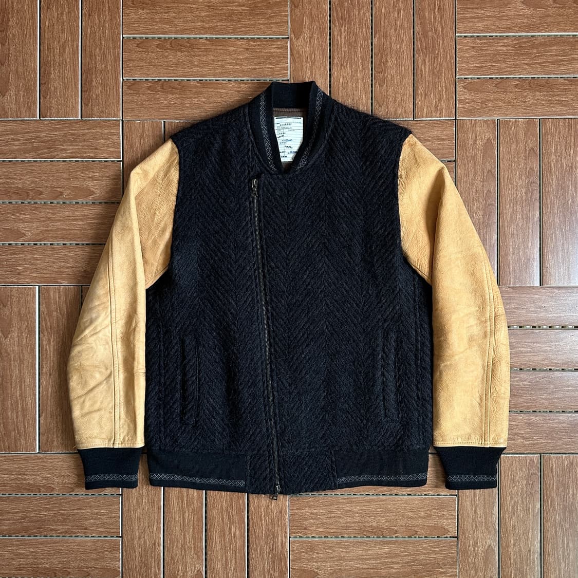 Shareef wool leather varsity jacket 상품이미지1