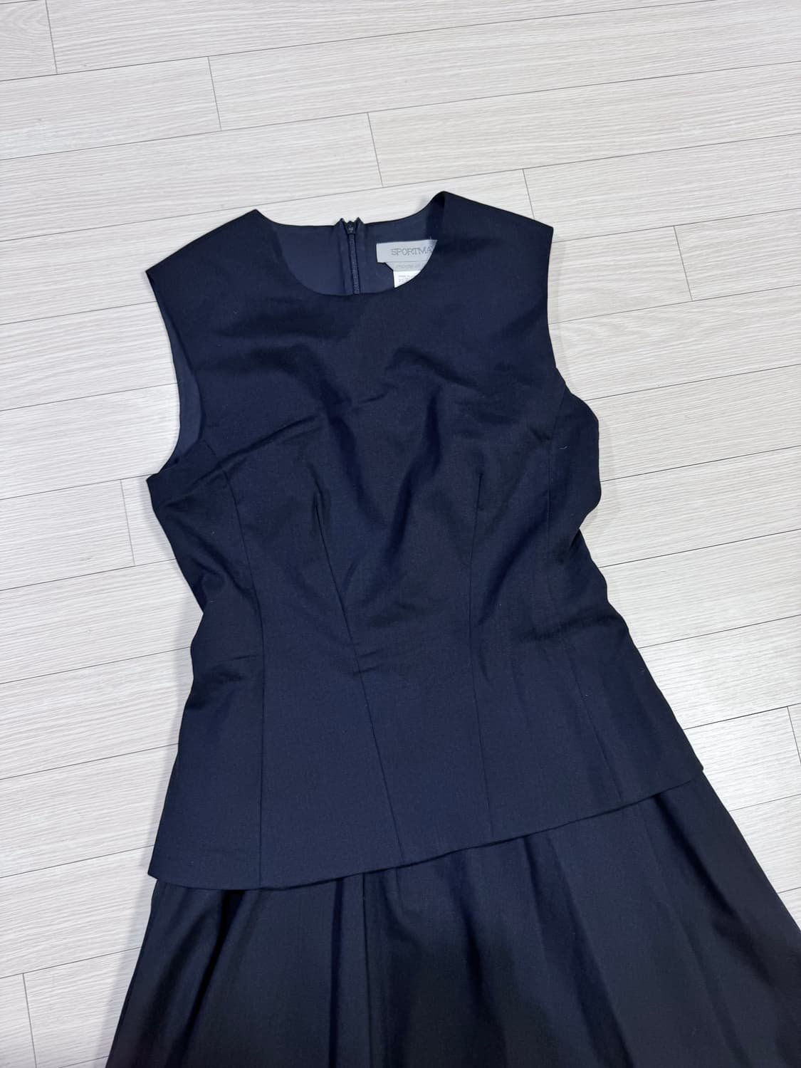 마른55 55 막스마라 스포트막스 네이비 정장 원피스 상품이미지4