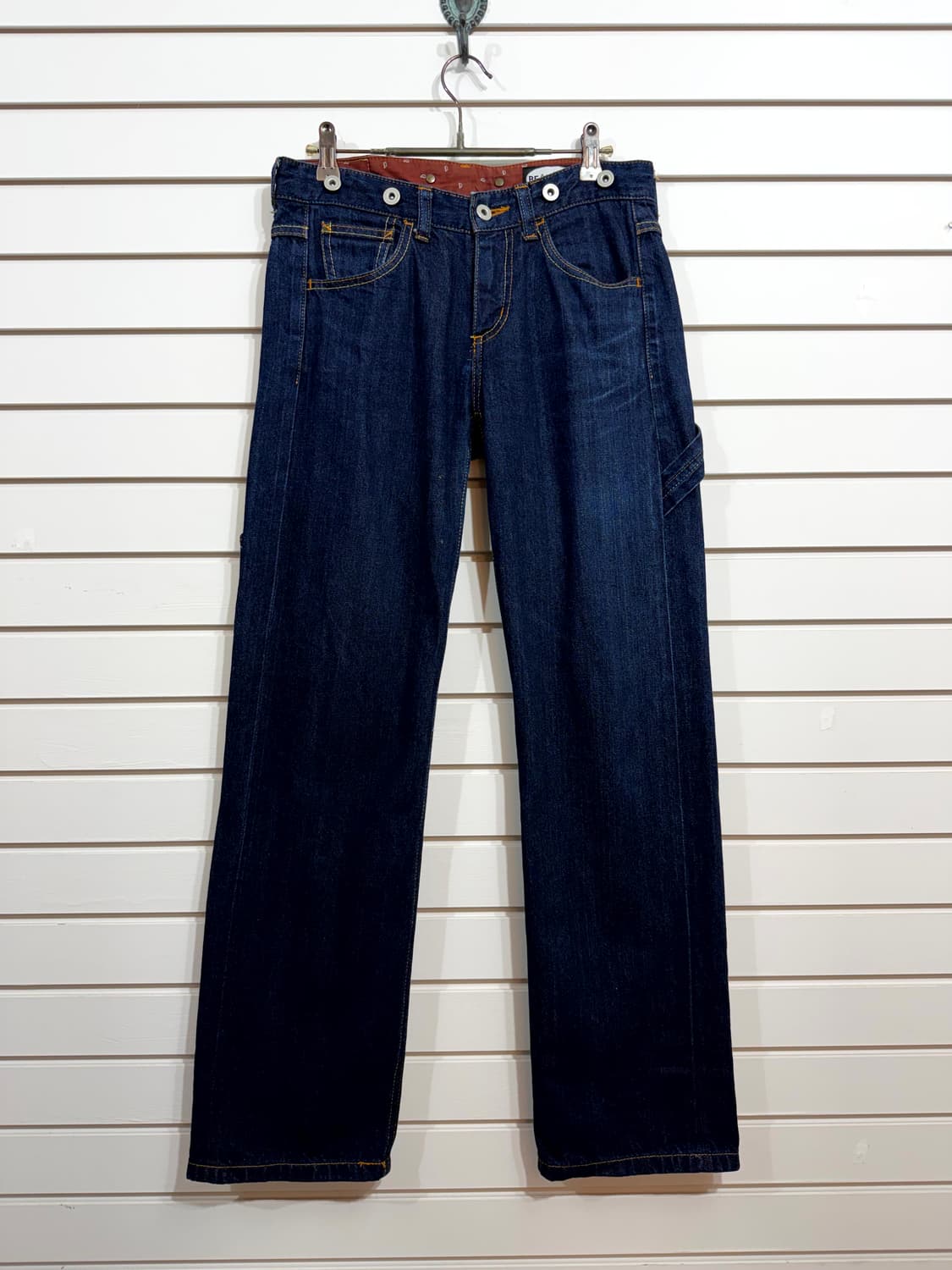 BEAMS BOY 로우라이즈 셀비지 데님 (28) 상품이미지2