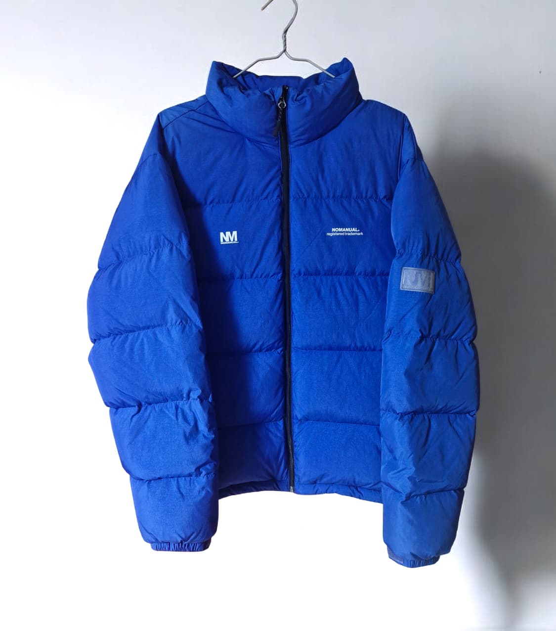 노매뉴얼 백포켓 패딩 블루 M (실측105~110) 상품이미지2