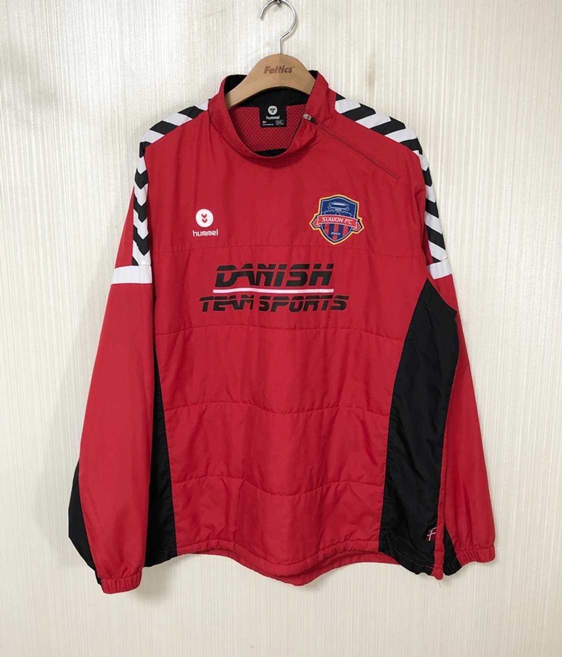 K리그2 험멜 수원FC 웜업 풀오버바람막이 3XL 상품이미지1