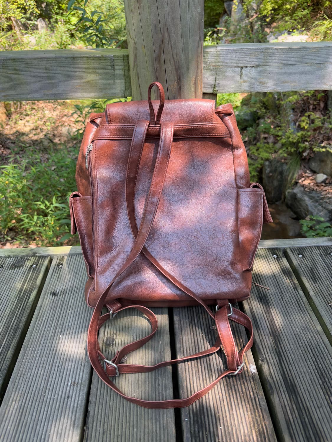 “Unknown” Brown Minimal Mood Leather Bag 상품이미지4