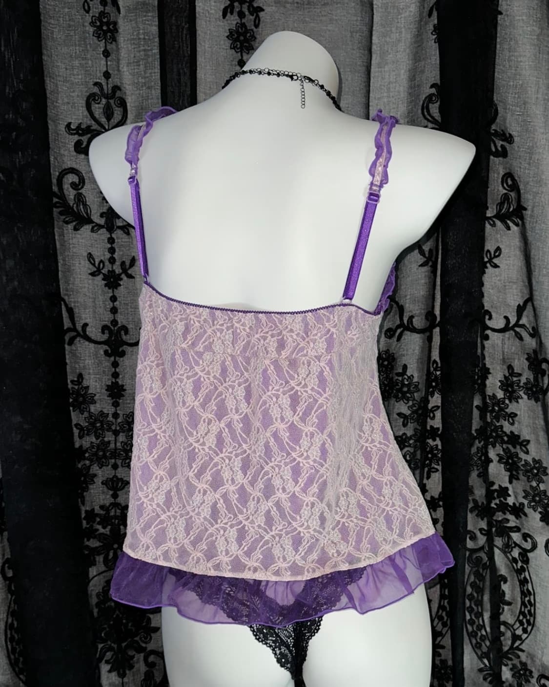 Purple lace slip 상품이미지3