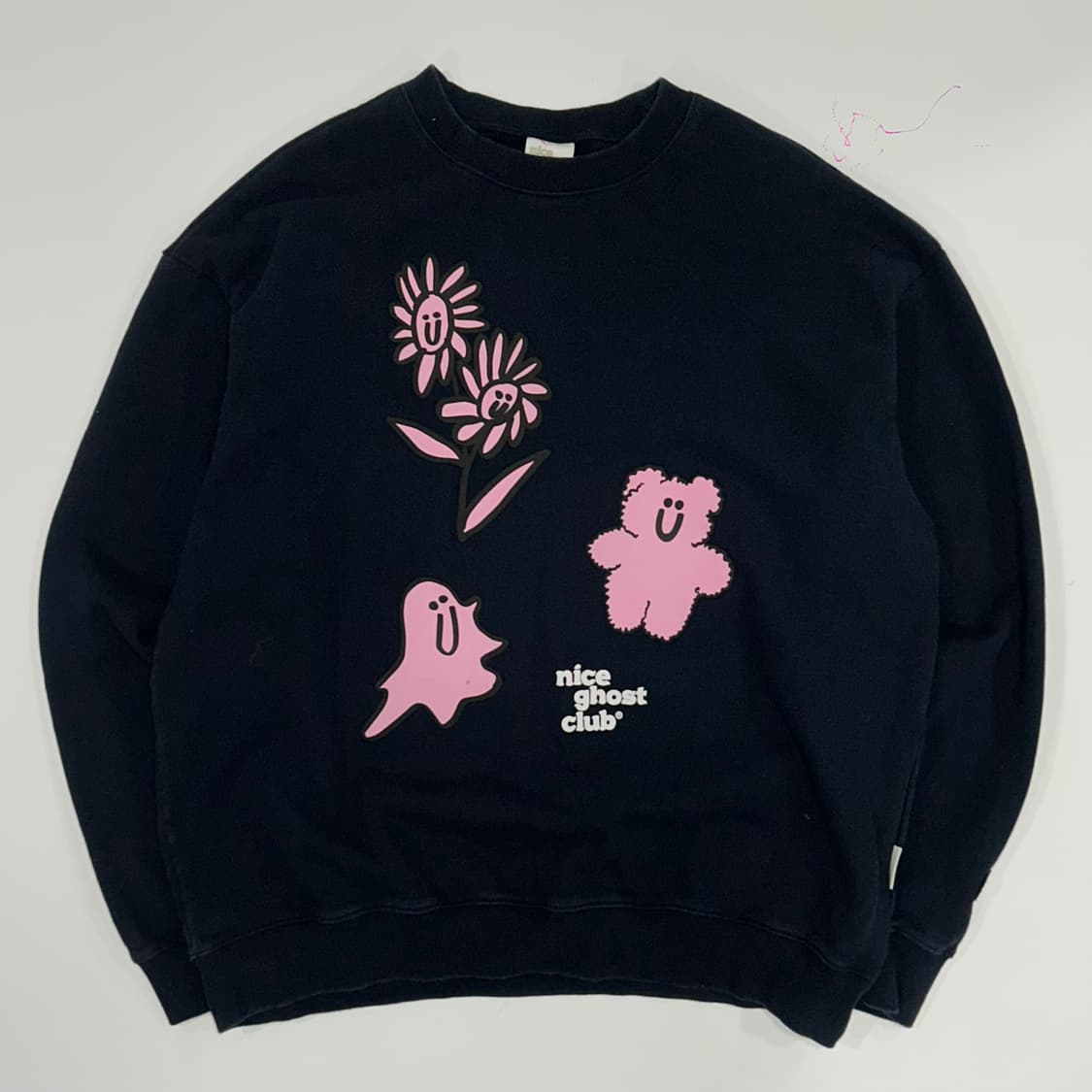Nice ghost club 나이스 고스트 클럽 네이비 맨투맨 상품이미지3