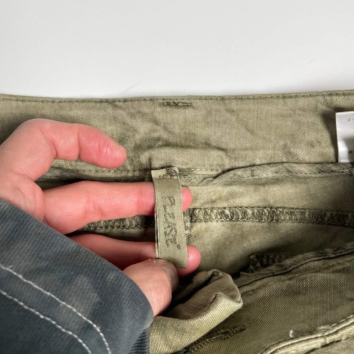 Please 져지 홀 디테일 팬츠 (italy made) 상품이미지7