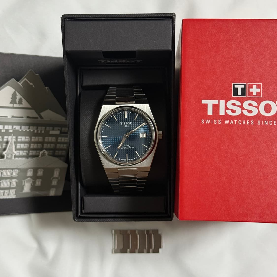 티쏘 PRX 파워매틱 80 오토매틱 청판 40mm 판매합니다 상품이미지3