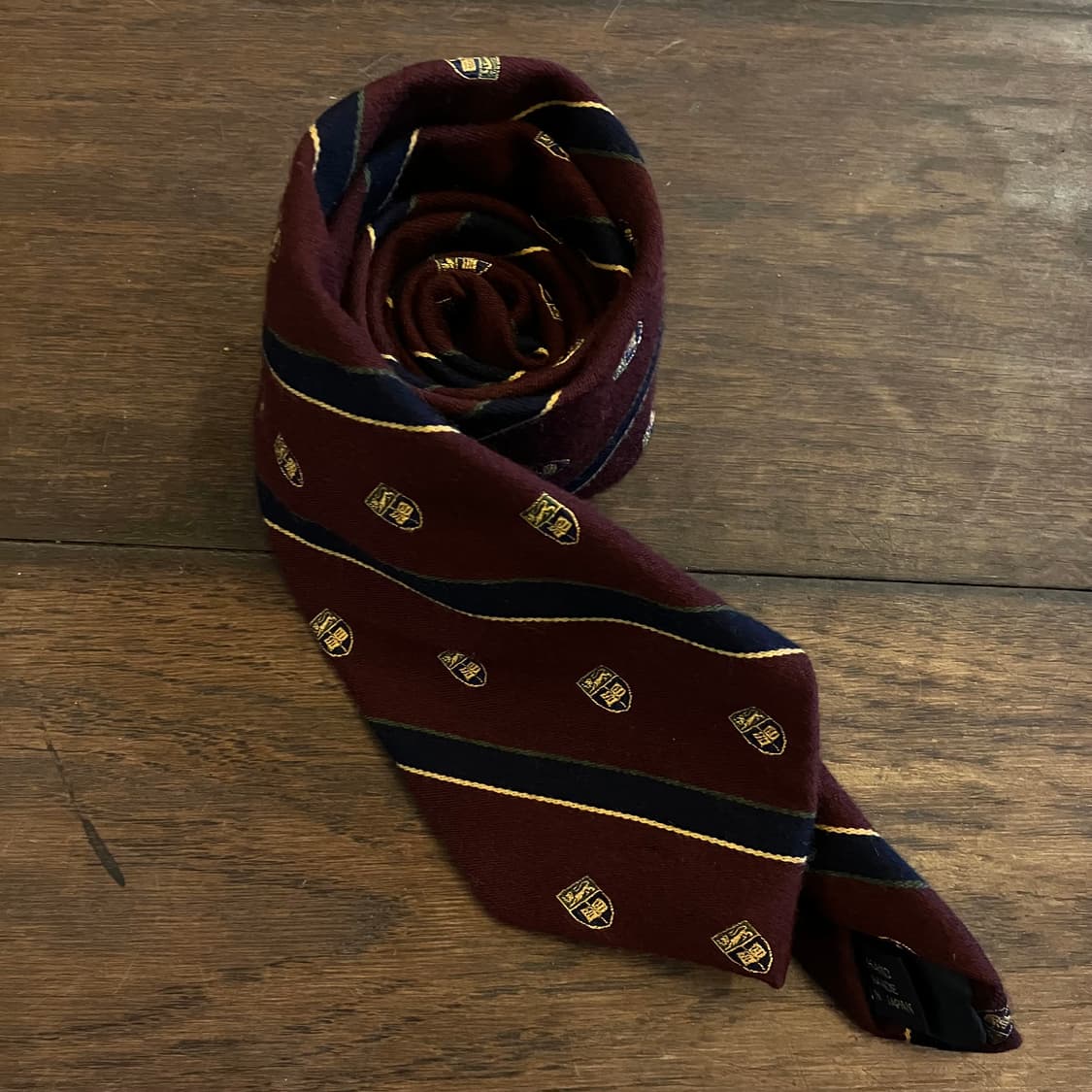 폴로 랄프로렌 레지멘탈 스트라이프 울/코튼 타이 상품이미지2