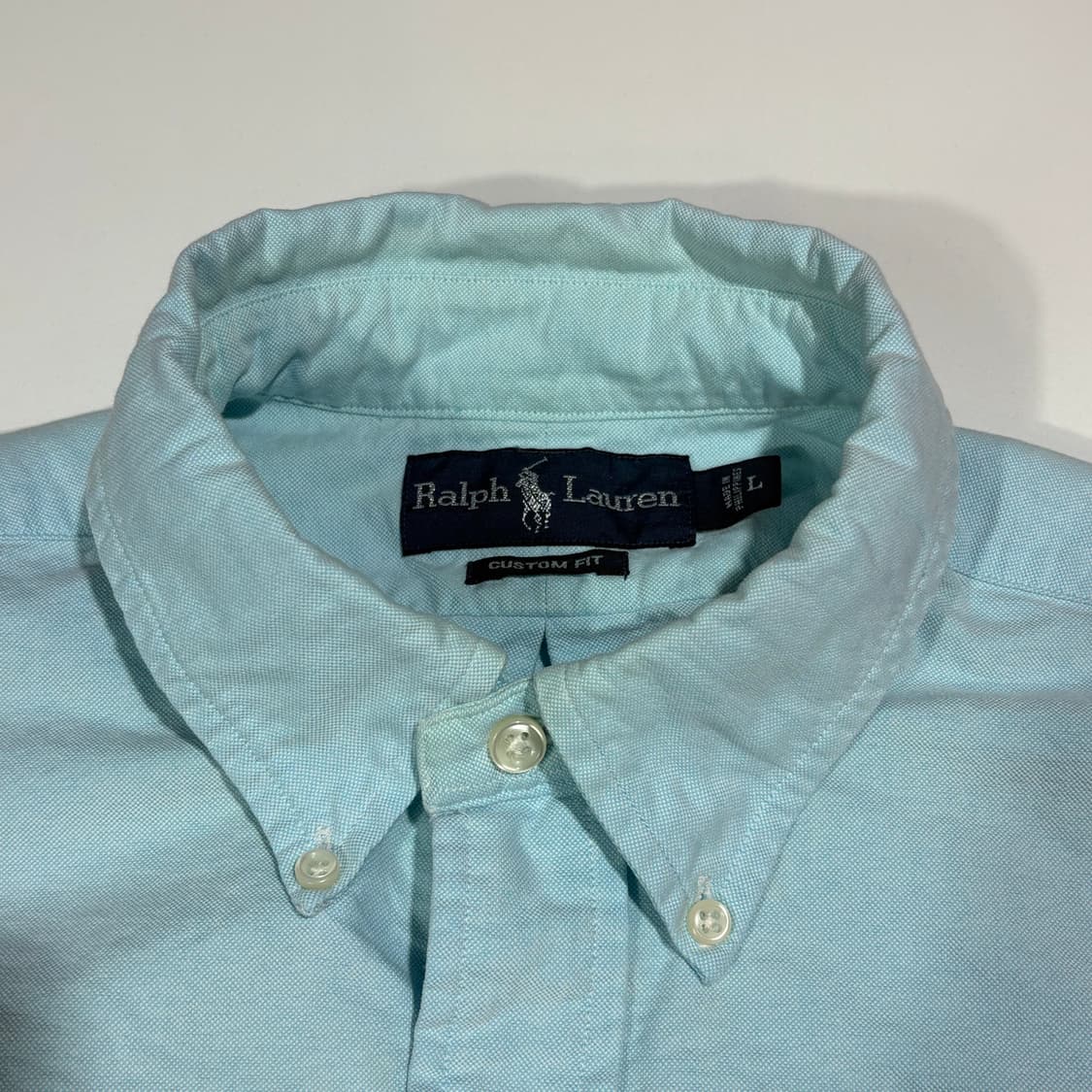 폴로랄프로렌 민트 옥스포드 셔츠 상품이미지4