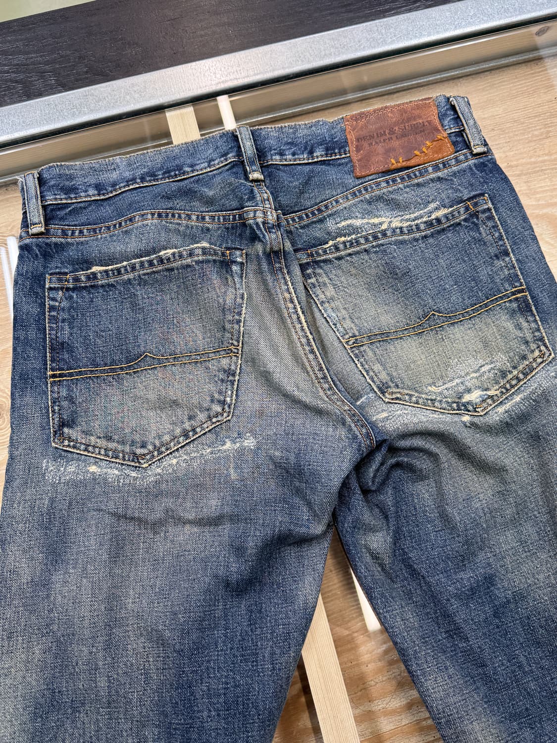 데님앤서플라이 디스트레스드 데님 팬츠 상품이미지8