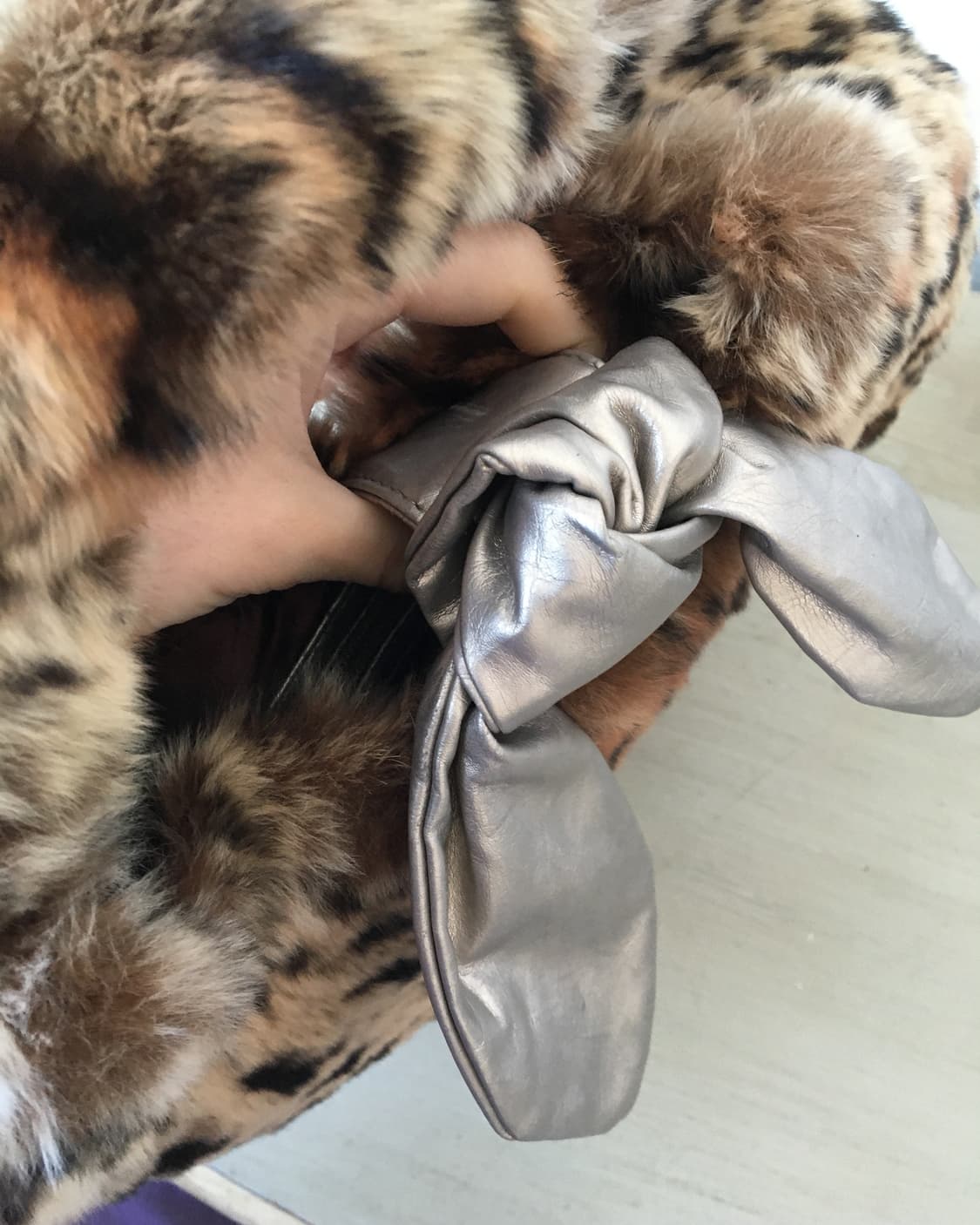  leopard pattern fur bag 상품이미지2